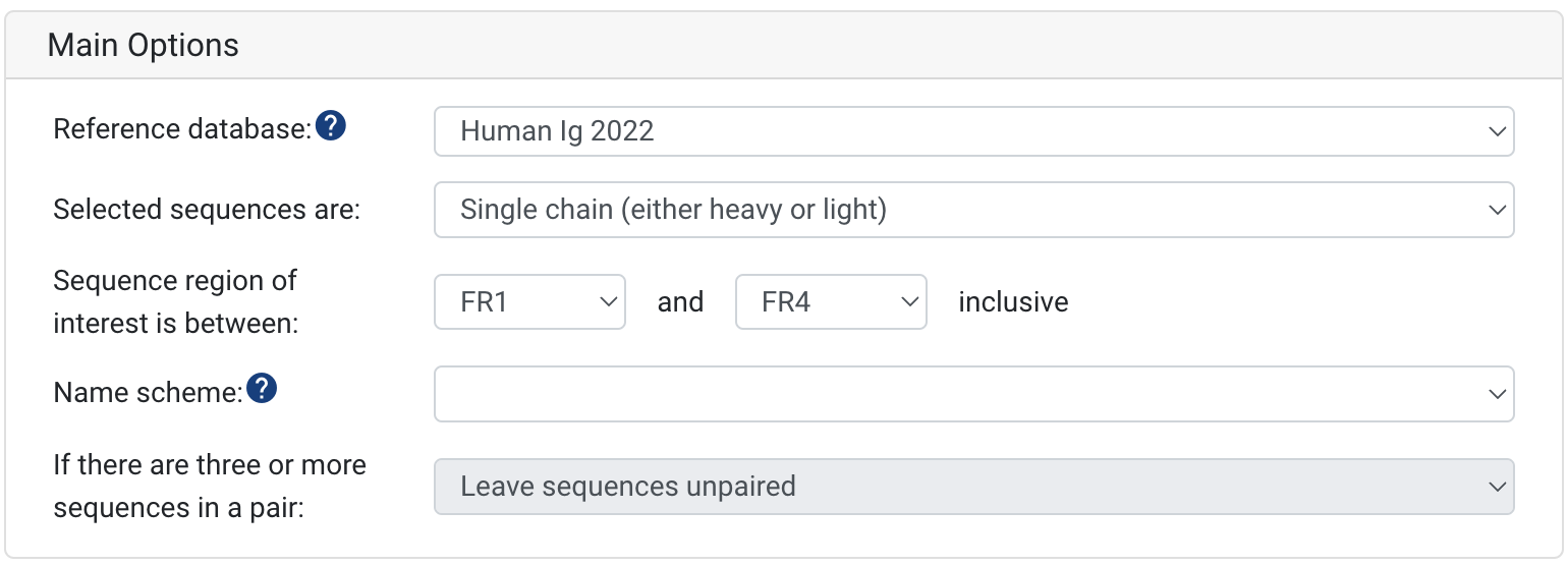 sanger tut1 main options.png
