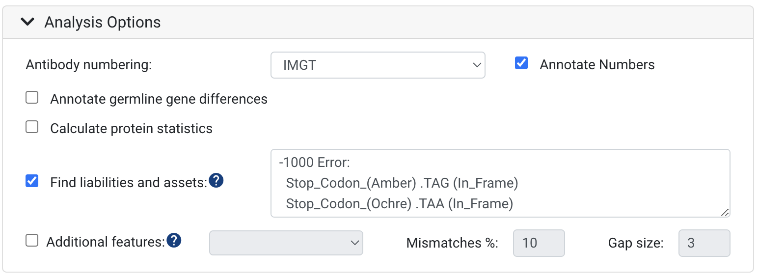 sanger tut1 analysis options.png