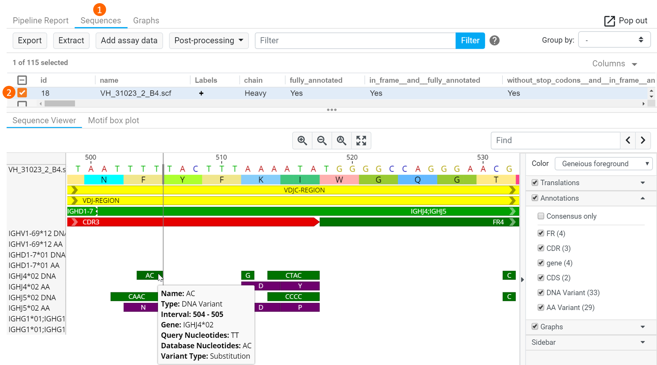 clc sequence viewer download